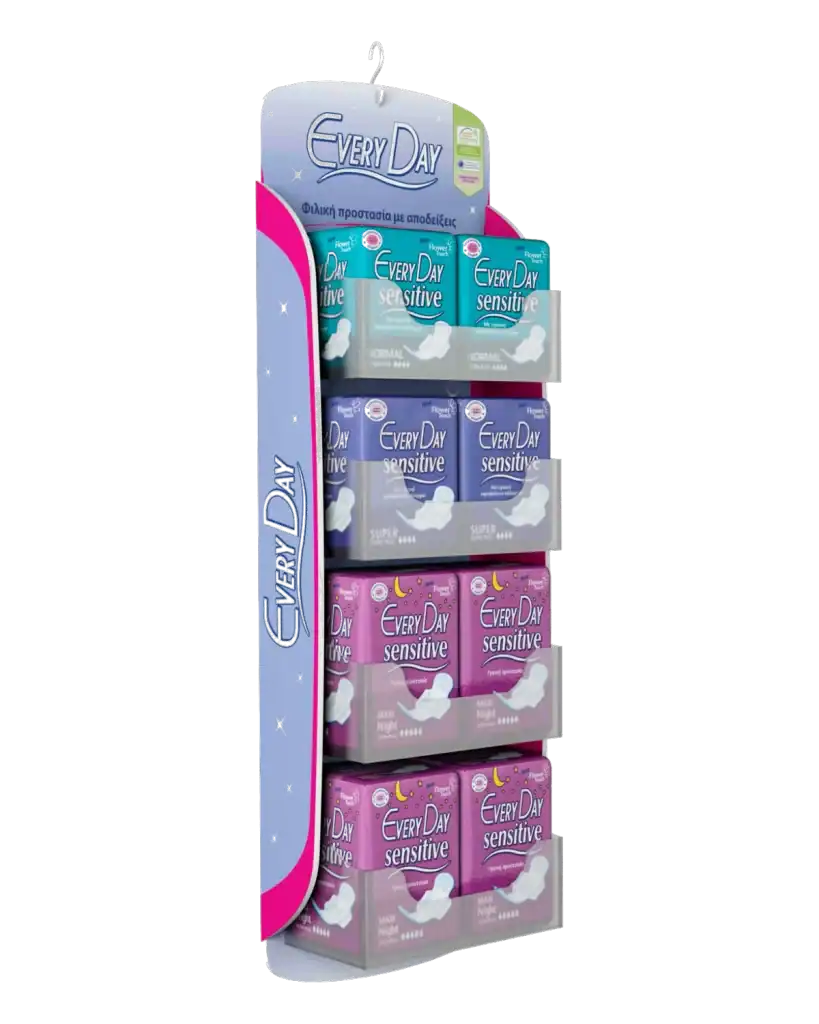 Every Day shelf strip in forex & PP for product display at the point of sale