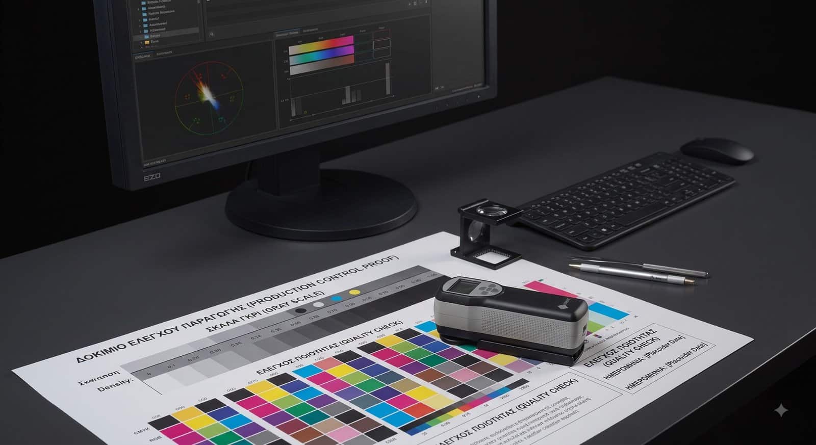 Colour control and prepress